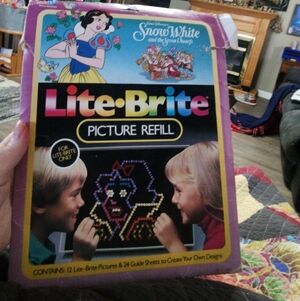 Vintage Light Bright Papers Light Brite